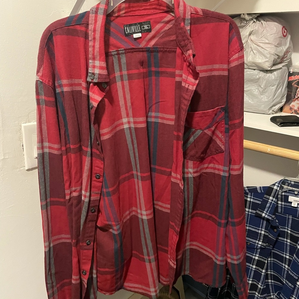 Button Down Flannel (Caliville - Kohl’s Brand)
